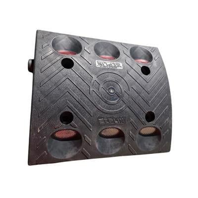 Kedi Gözlü Plastik Hız Kesici Kasis Gövdesi – Siyah