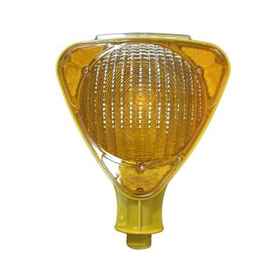 Üçgen Solar Flaşör Sarı Lamba