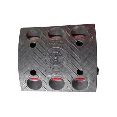 Kedi Gözlü Plastik Hız Kesici Kasis Gövdesi – Siyah