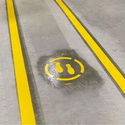 Ayak İzi Boyama Şablonu