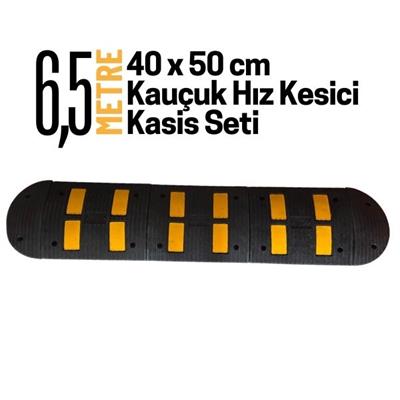 6,5 Metre Kauçuk Hız Kesici Kasis Seti 40x50 cm