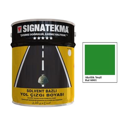 Yeşil Akrilik Yol Çizgi Boyası 25 kg – RAL 6001