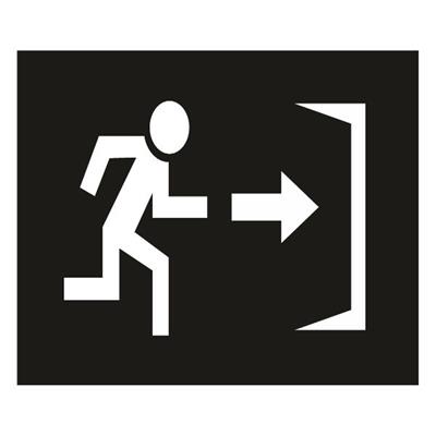 Acil Çıkış Boyama Şablonu