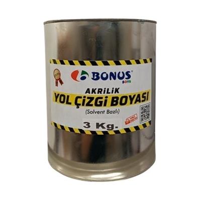 Siyah Yol Çizgi Boyası 3 kg