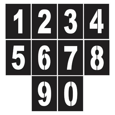 Rakam Boyama Şablonu ve 750 ml. Sprey Boya Seti