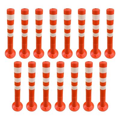 Ekonomik Turuncu 75 cm Esnek Delinatör 15li Set