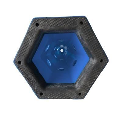 65 cm Mavi Ağırlıklı Reklam Konisi – Kedi Gözlü Reklam Dubası