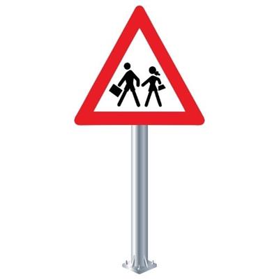 Okul Geçidi Uyarı Levhası T-12