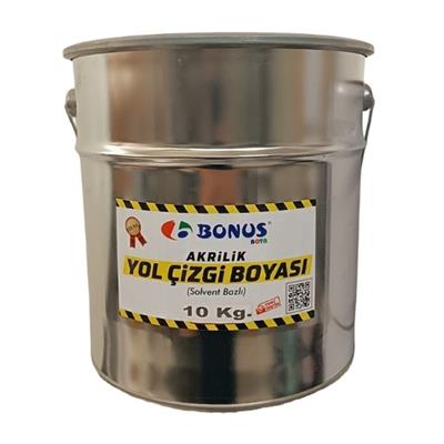 Akrilik Siyah Yol Çizgi Boyası 10 kg