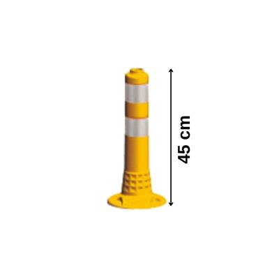 45 cm Sarı Ekonomik Delinatör, Plastik Duba