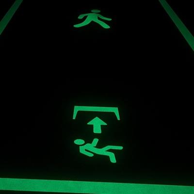 Acil Çıkış Boyama Şablonu ve Fosforlu Boya Seti