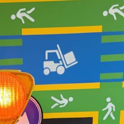 Forklift Boya Şablonu