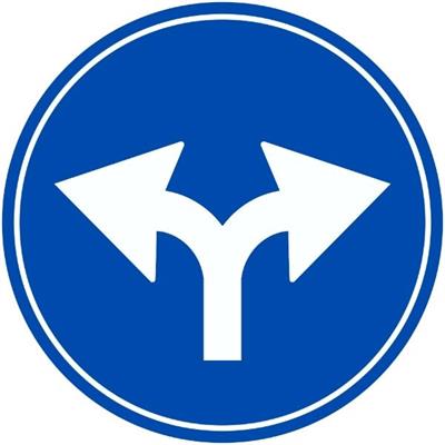 Sağa ve Sola Mecburi Yön Levhası TT-35f