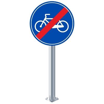 Mecburi Bisiklet Yolu Sonu Levhası TT-38b