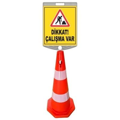 Dikkat Çalışma Var Levhalı Duba