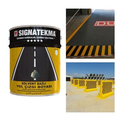 Siyah Yol Çizgi Boyası 25 Kg x 5li Set – Alkid Esaslı RAL 9017