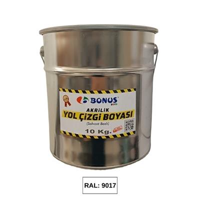 Akrilik Siyah Yol Çizgi Boyası 10 kg