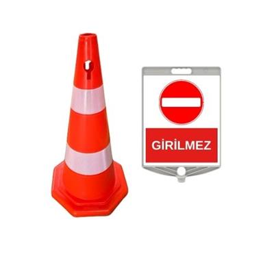 Girilmez Uyarı Levhalı Duba