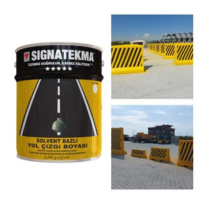 Siyah Akrilik Yol Çizgi Boyası 25 kg – RAL 9017