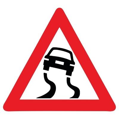 Kaygan Yol Levhası T-8