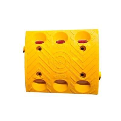 Kedi Gözlü Plastik Hız Kesici Kasis Gövdesi – Sarı