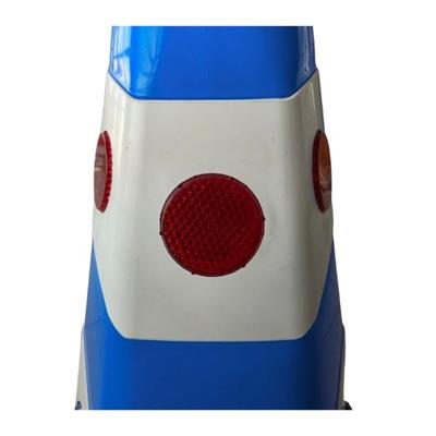 65 cm Mavi Ağırlıklı Reklam Konisi – Kedi Gözlü Reklam Dubası