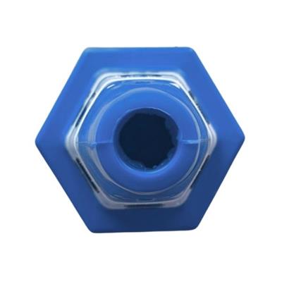 65 cm Mavi Ağırlıklı Reklam Konisi – Kedi Gözlü Reklam Dubası