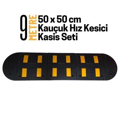 9 Metre Kauçuk Hız Kesici Kasis Seti 50x50 cmHYL5050K-99 Metre Kauçuk Hız Kesici Kasis Seti 50x50 cm