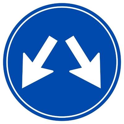 Her İki Yandan Gidiniz Levhası TT-36c