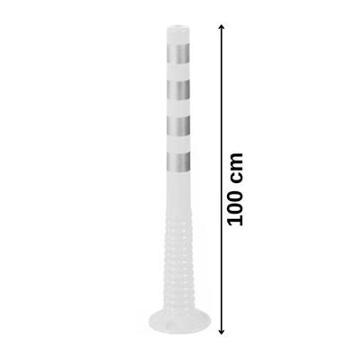 100 cm  Beyaz Ekonomik Delinatör Duba