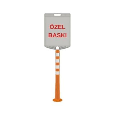 Özel Baskı Plastik Levhalı 100 cm Delinatör Seti
