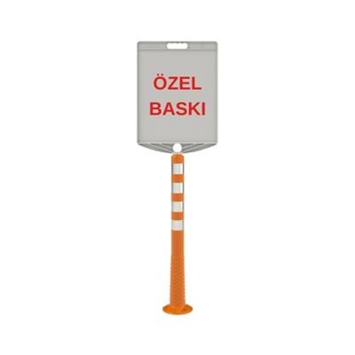 Özel Baskı Plastik Levhalı 100 cm Delinatör Seti