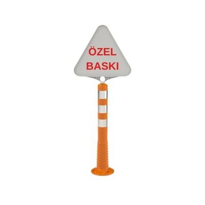 Özel Baskı Plastik Levhalı 75 cm Delinatör Seti