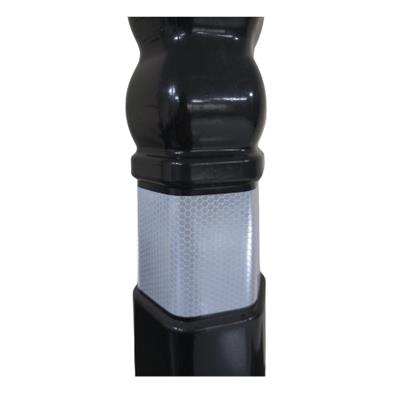 Siyah Altıgen Ekonomik Delinatör Plastik Duba