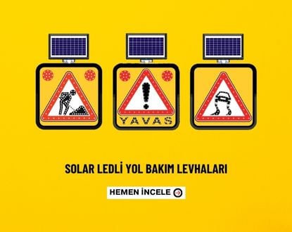 Solar Ledli Levhalar