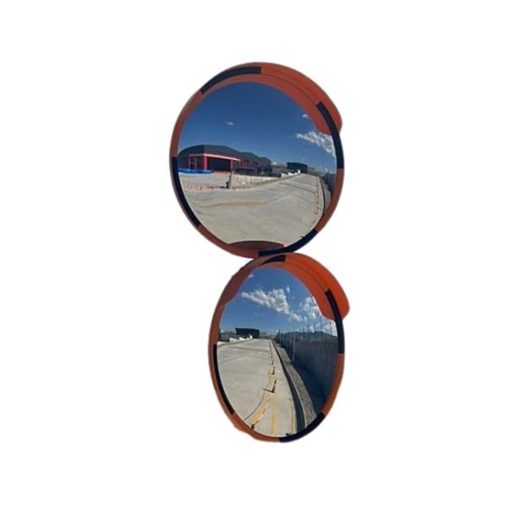 İki Adet 80 cm Güvenlik Aynası Ve 3 Metre Direk SetiHT6080-6080-6400İkili 80 cm Güvenlik Aynası - 3 Metre Galvanizli Direk Set