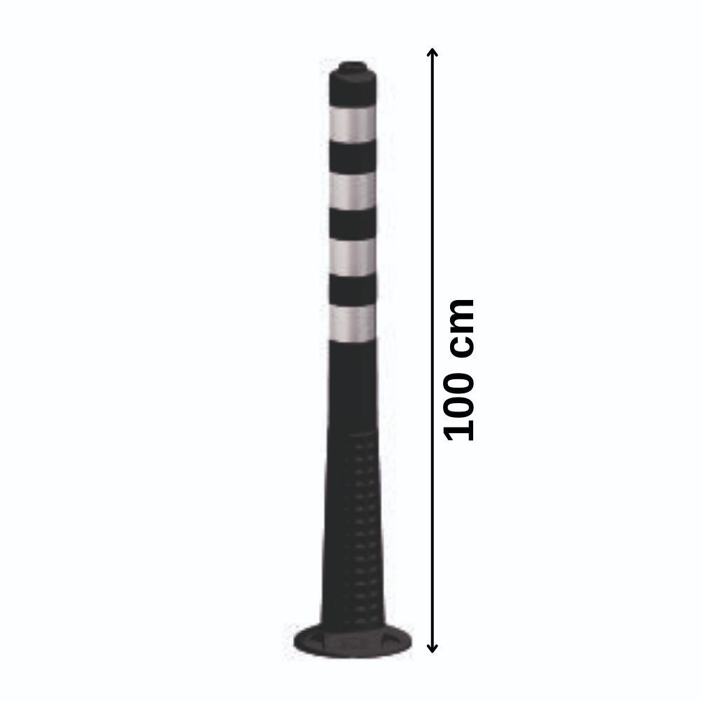 100 cm Ekonomik Siyah Delinatör, Soketli22048 UB R100 cm Siyah Ekonomik Delinatör, Plastik Duba