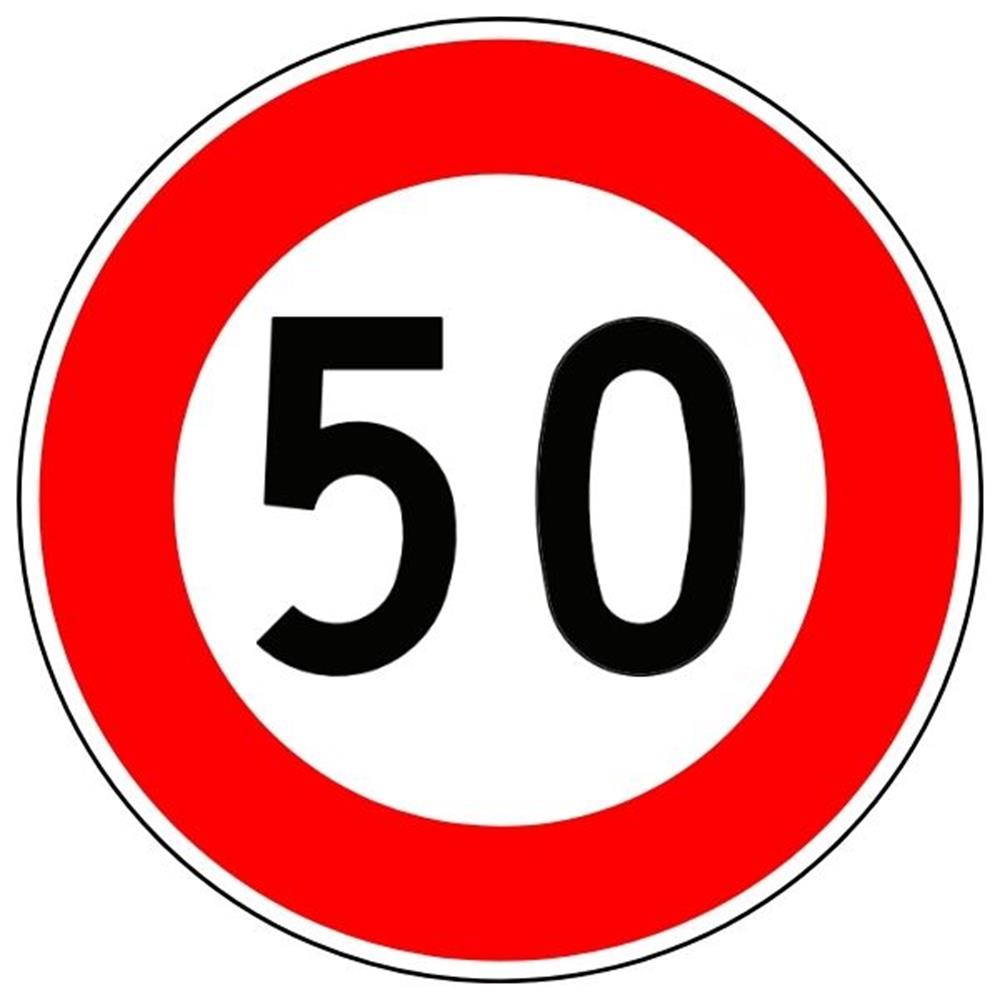 Azami Hız Sınırı 50 km Levhası TT-29TT-29c-30Azami Hız Sınırlaması 50 km Levhası TT-29