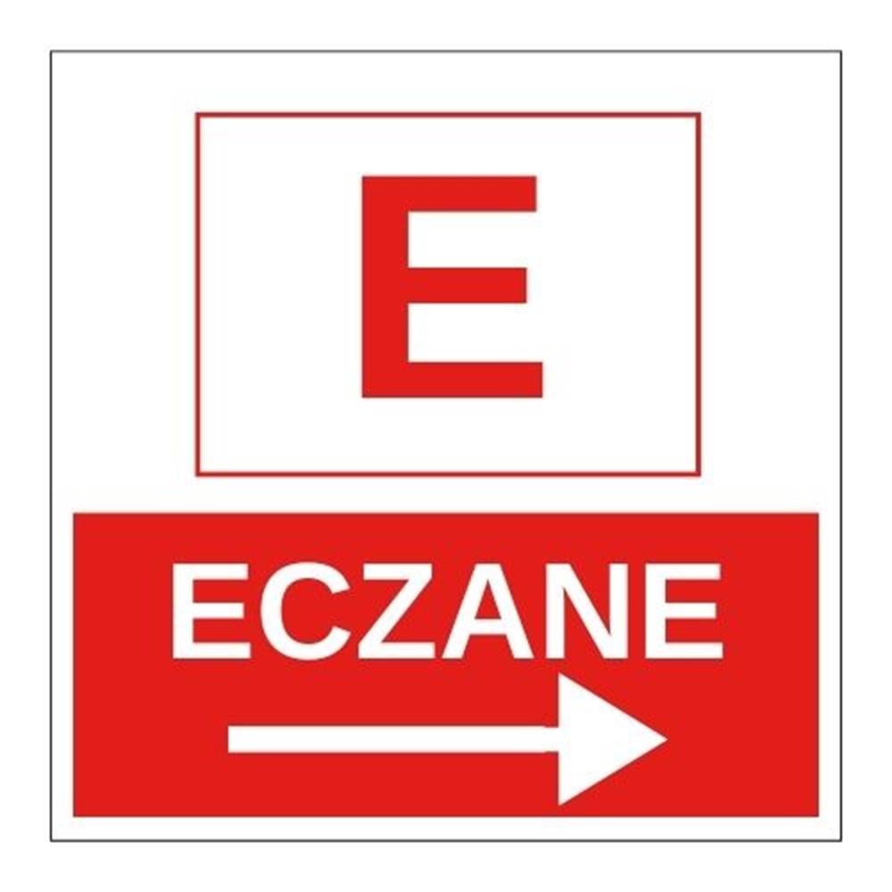 Eczane Sağ Ok Sticker EtiketUY-STC-1614-30Eczane Sağ Ok Sticker Yapışkanlı Etiket