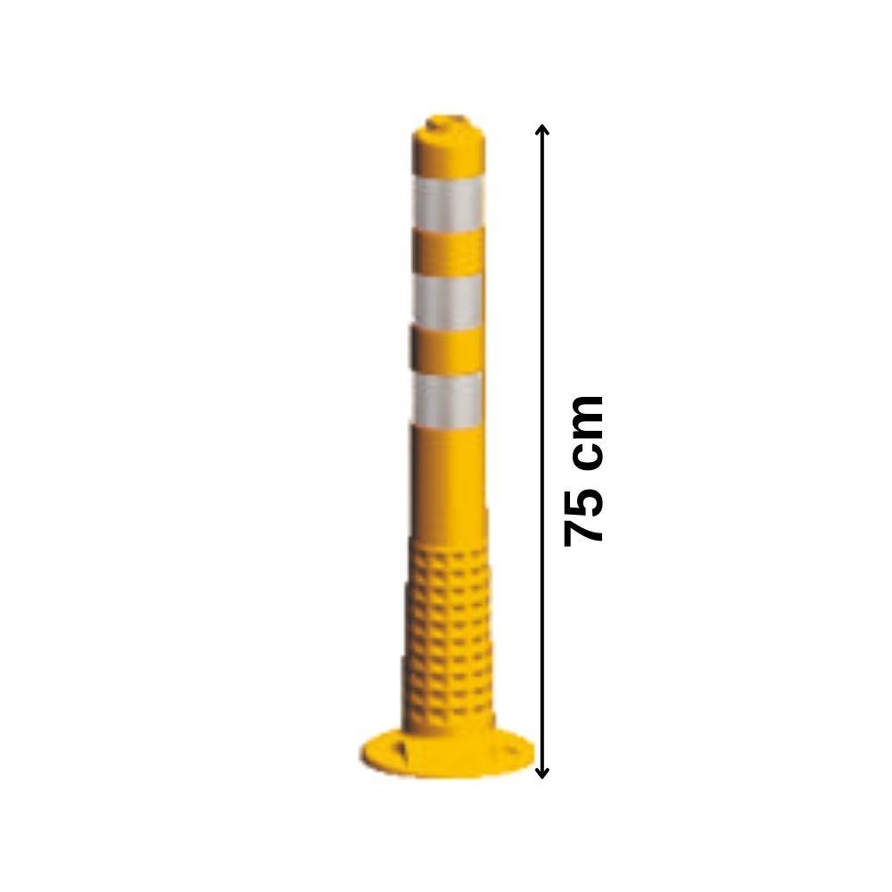 75 cm Sarı Soketli Ekonomik Delinatör22051 UB R75 cm Sarı Ekonomik Delinatör, Plastik Duba