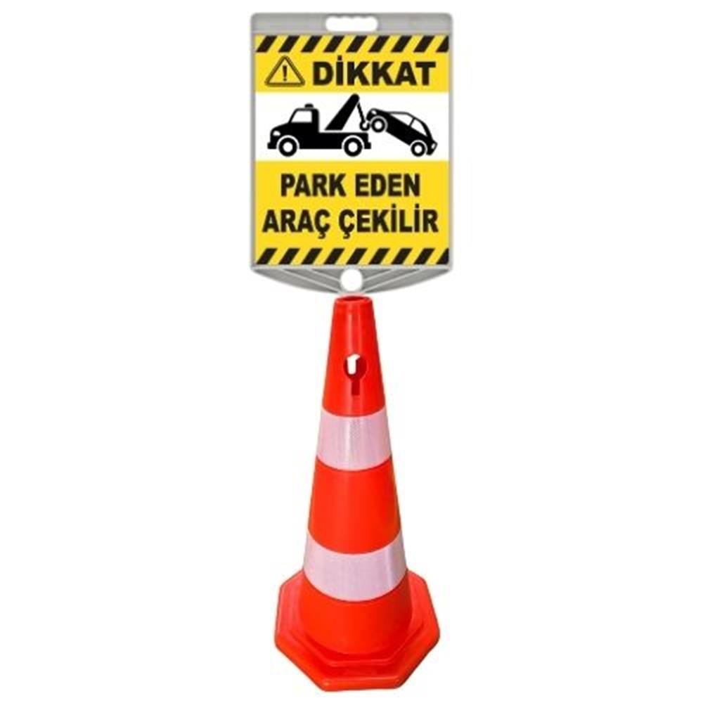 Dikkat Park Eden Araç Çekilir Levhalı Duba702808R2ECO - LEZT945 TY 02Dikkat Park Eden Araç Çekilir Levhalı Duba