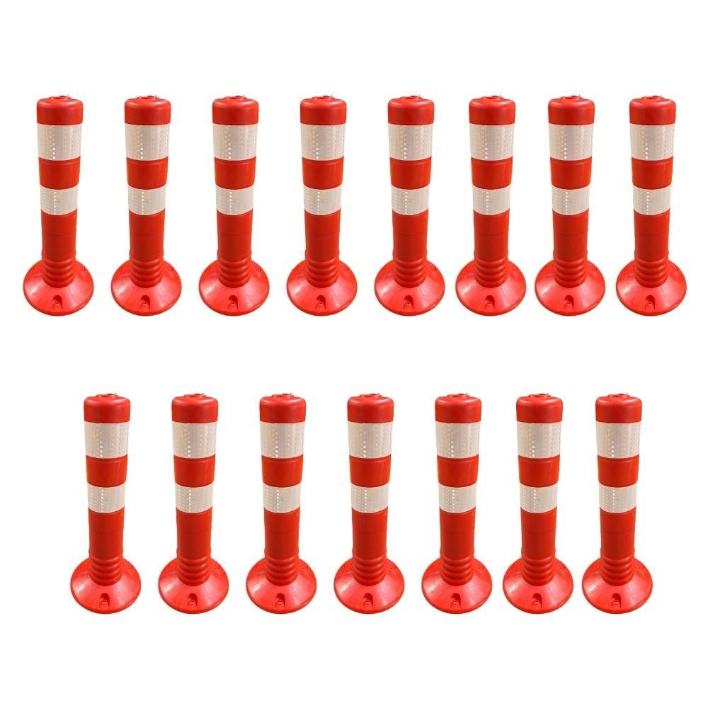 Ekonomik 45 cm Esnek Delinatör 15’li Set – Reflektif Trafik DubasıMŞB.0108-SET15Turuncu Ekonomik 45 cm Delinatör 15'li Set