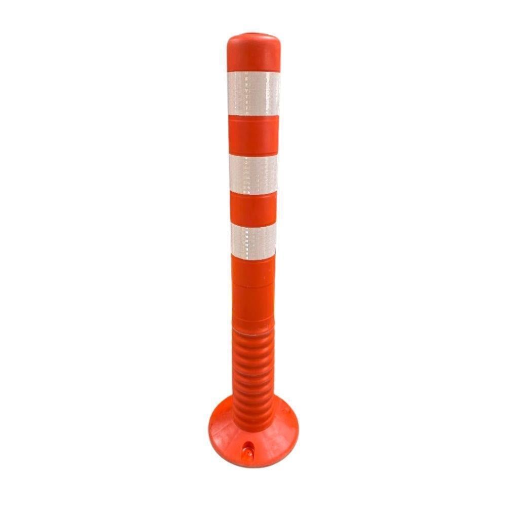 Ekonomik Turuncu 75 cm Esnek Delinatör – Reflektif Bantlı Trafik DubasıMŞB.0100Ekonomik Turuncu 75 cm Esnek Delinatör