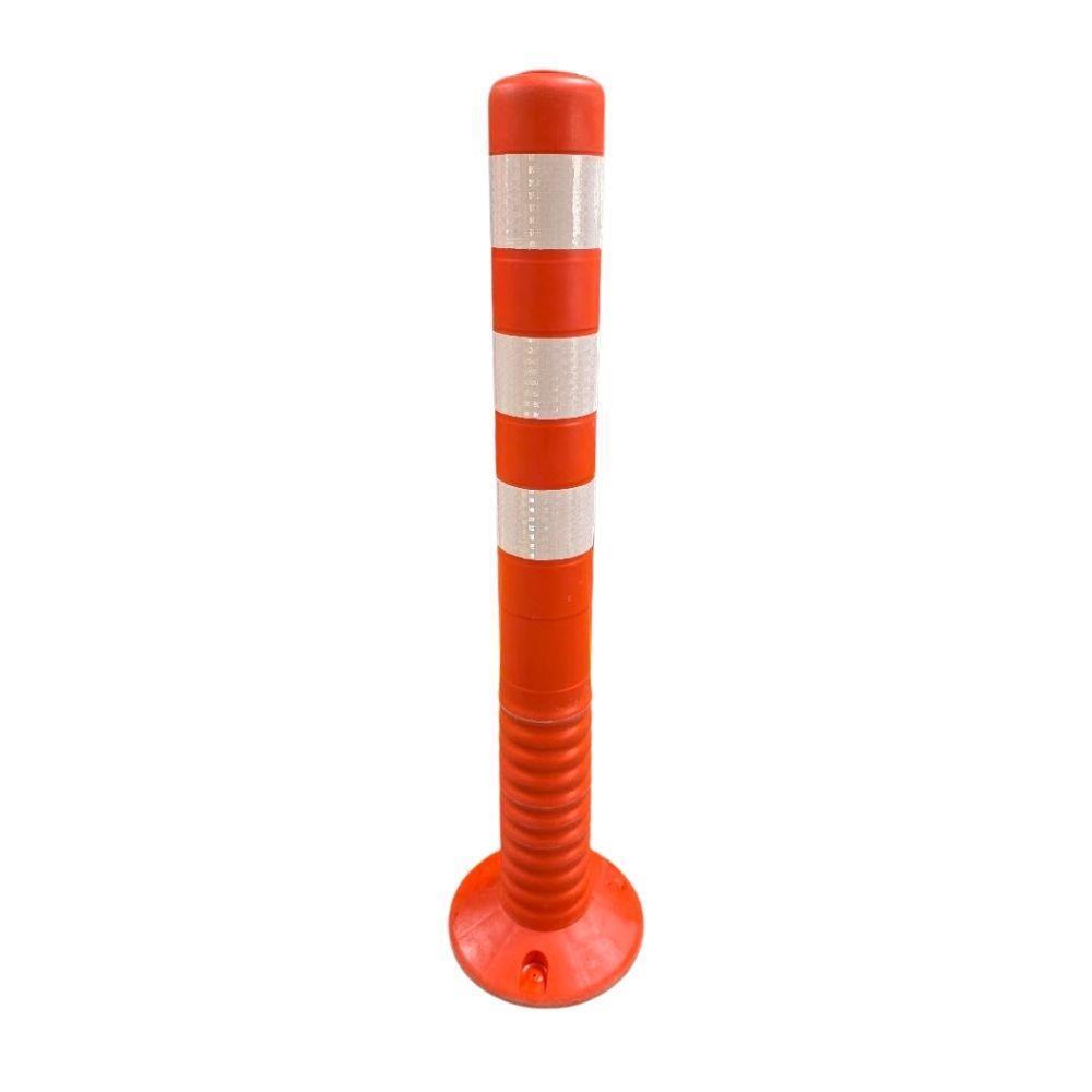 Ekonomik Turuncu 75 cm Esnek Delinatör – Reflektif Bantlı Trafik DubasıMŞB.0100Ekonomik Turuncu 75 cm Esnek Delinatör