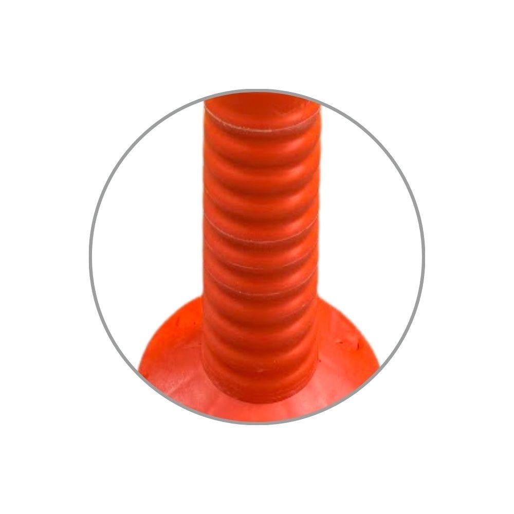 Ekonomik Turuncu 75 cm Esnek Delinatör – Reflektif Bantlı Trafik DubasıMŞB.0100Ekonomik Turuncu 75 cm Esnek Delinatör