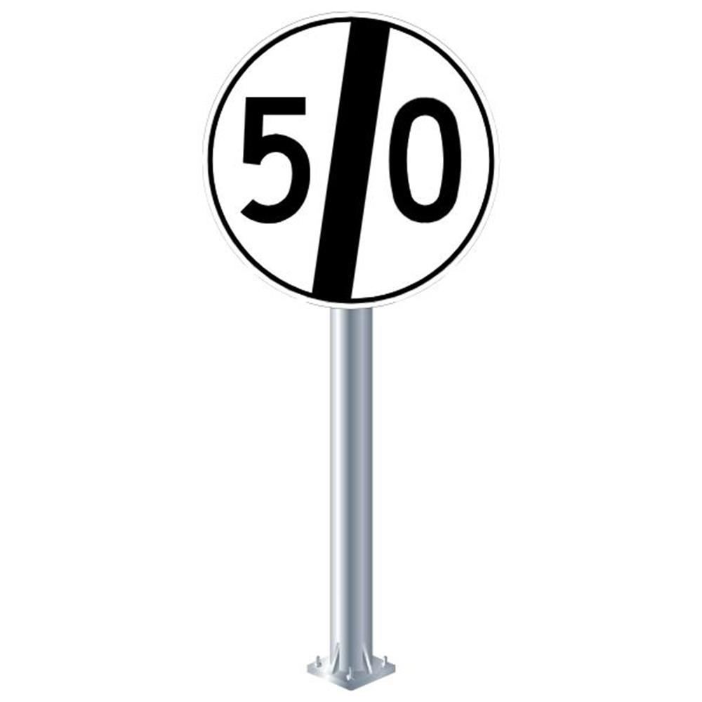 Hız Sınırlaması Sonu Levhası TT-33TT-33-30Hız Sınırlama Sonu Levhası TT-33
