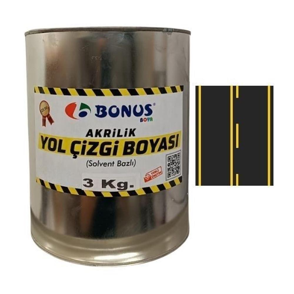 Sarı Yol Çizgi Boyası Boyası 3 KgBN 1050 03 1023Sarı Yol Çizgi Boyası 3 kg