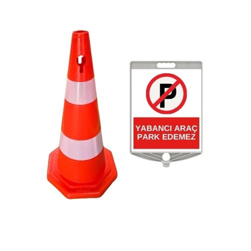 Yabancı Araç Park Edemez Levhalı Duba702808R2ECO - LEZT945 TY 13Yabancı Araç Park Edemez Levhalı Duba