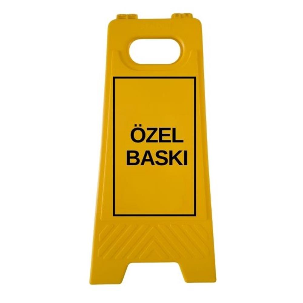 Özel Baskı Katlanır Uyarı LevhasıHT5002-004Özel Baskı Katlanır Uyarı Levhası