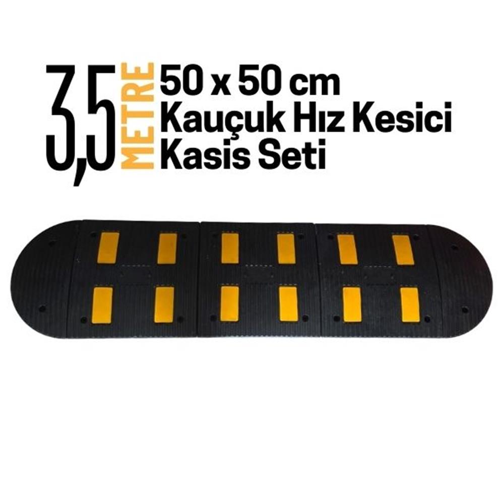 3,5 Metre Kauçuk Hız Kesici Kasis Seti 50x50 cmHYL5050K-353,5 Metre Kauçuk Hız Kesici Kasis Seti 50x50 cm